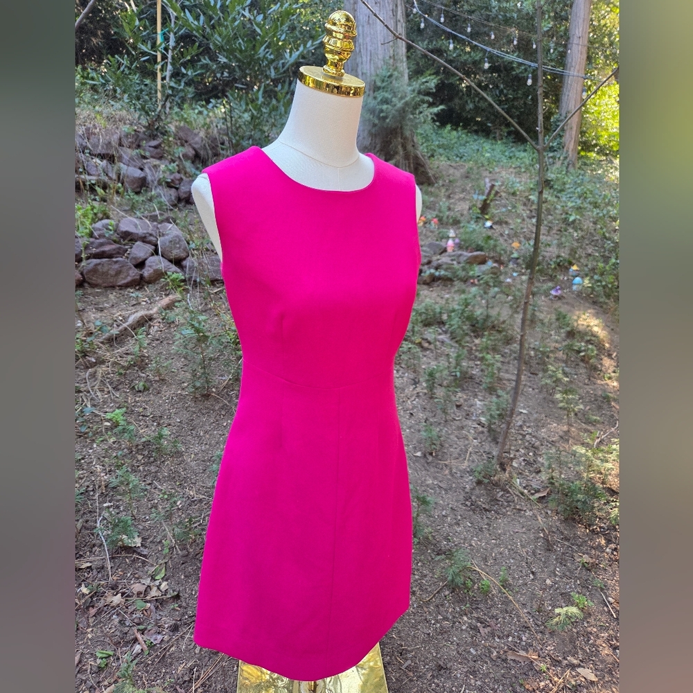 Diane‎ Von Furstenberg DVF Vibrant Pink Mini Dress